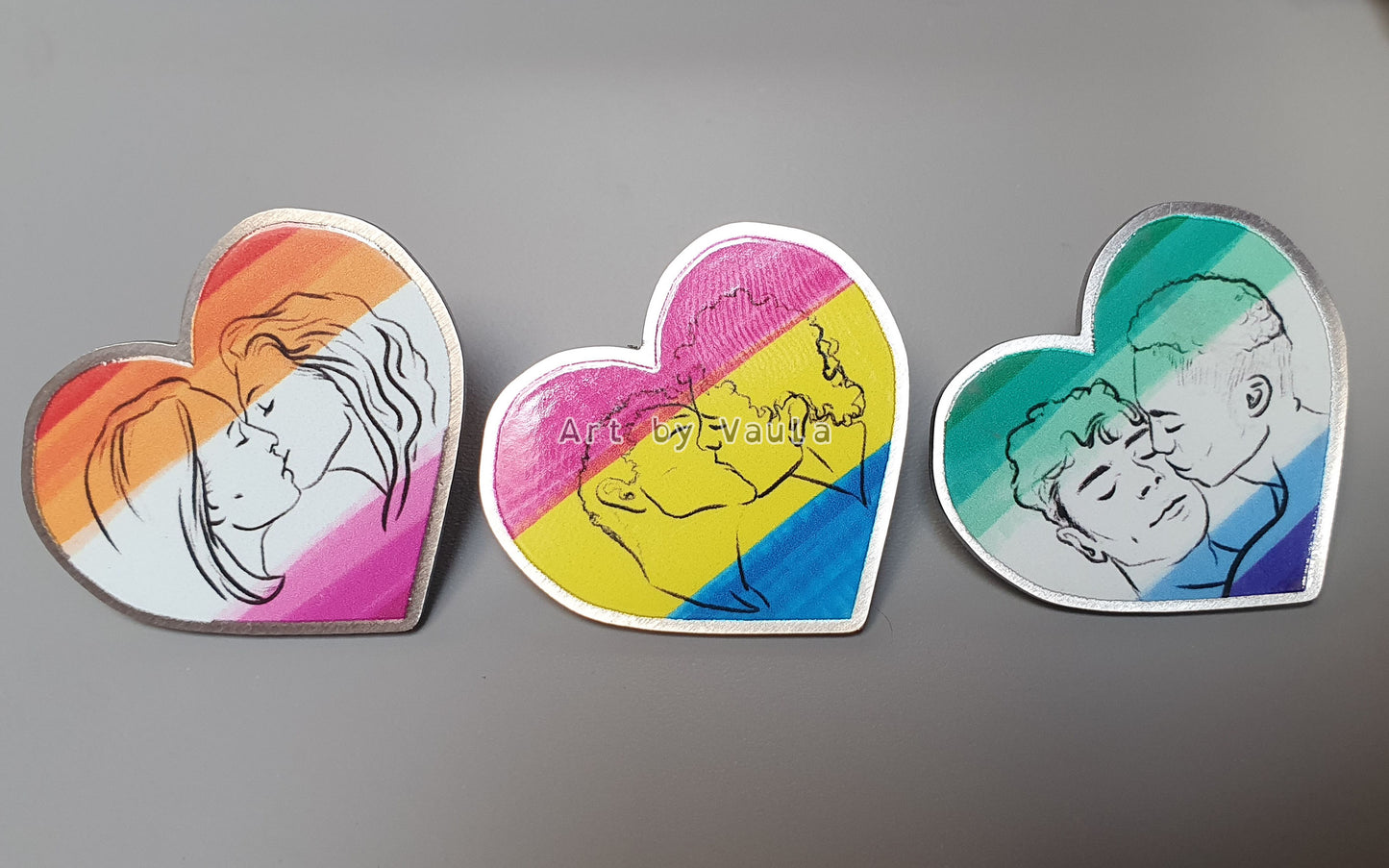 Pride flag -metal pin