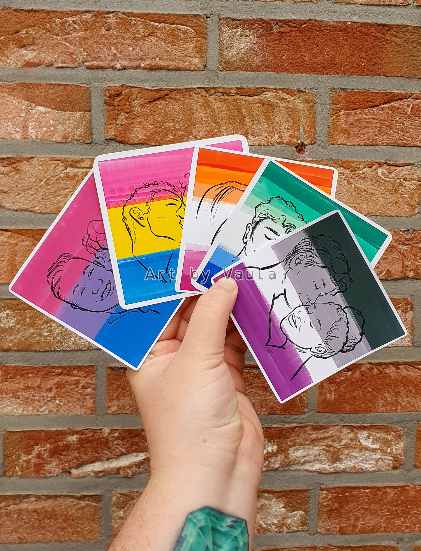 Pride flag -stickers