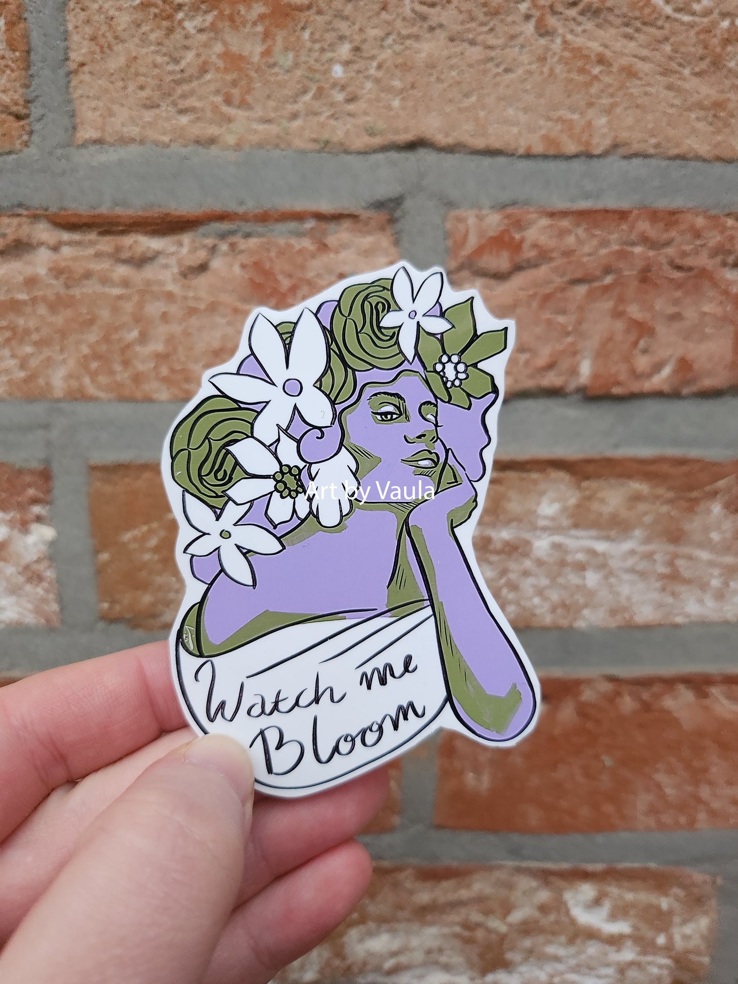 Watch me Bloom -stickers