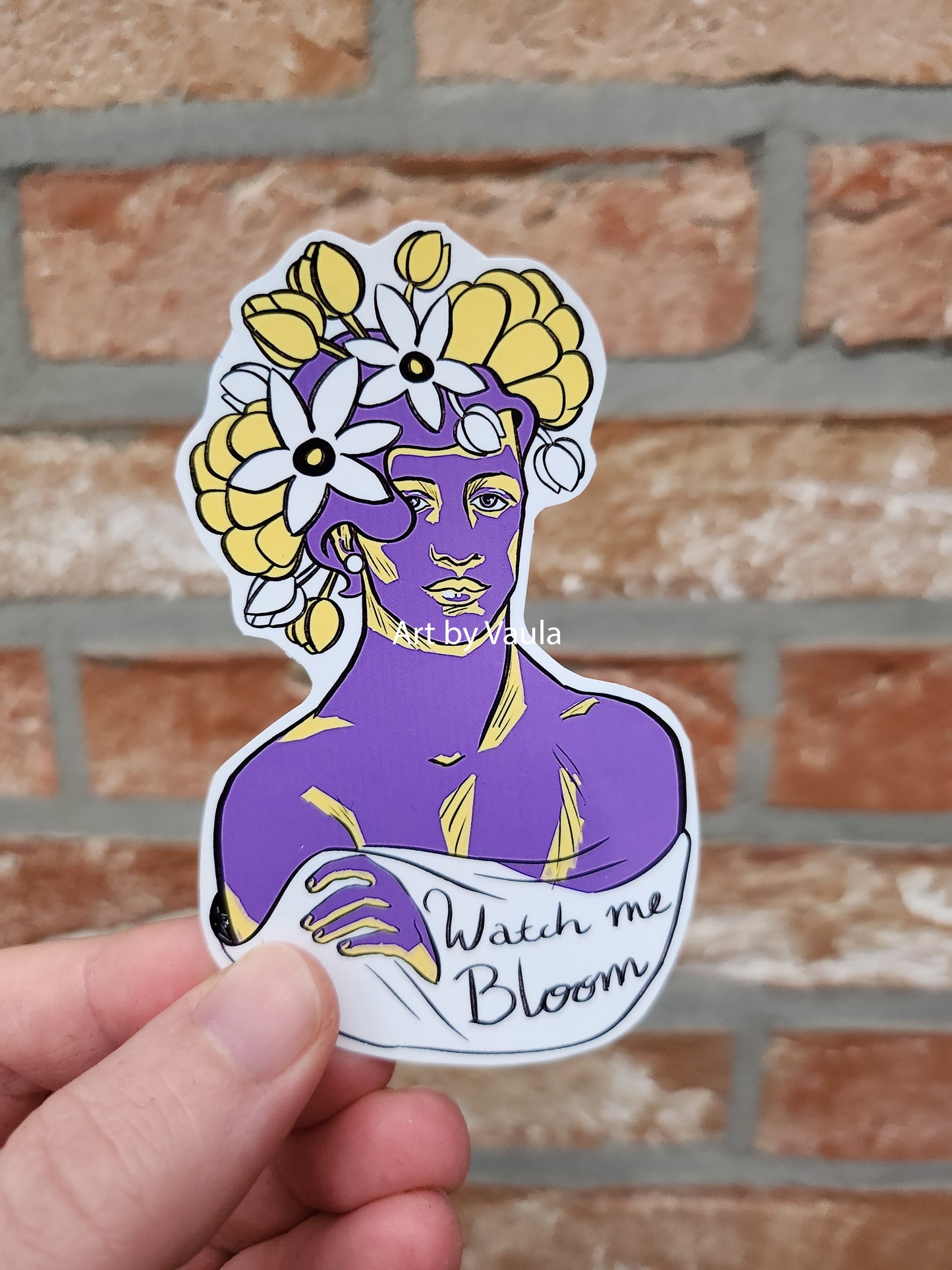 Watch me Bloom -stickers
