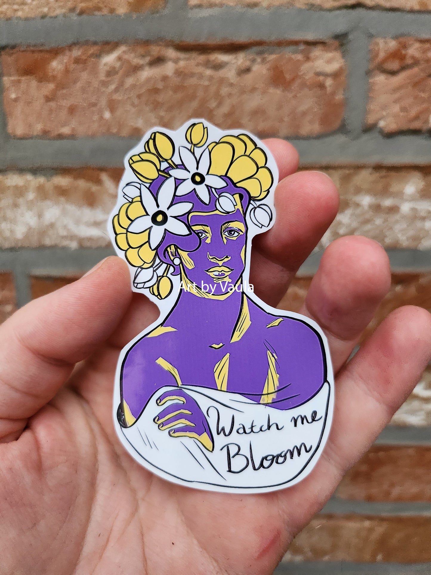 Watch me Bloom -stickers