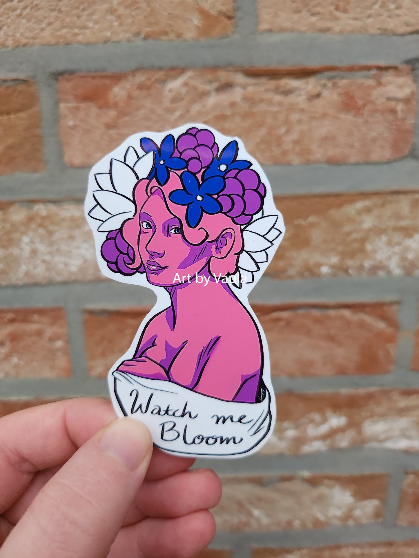 Watch me Bloom -stickers