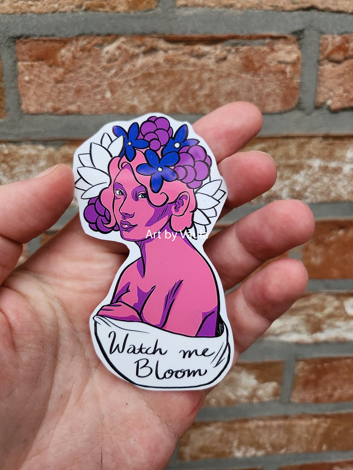 Watch me Bloom -stickers