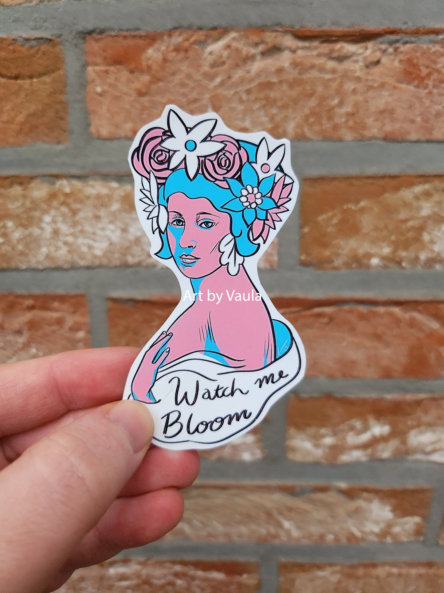 Watch me Bloom -stickers