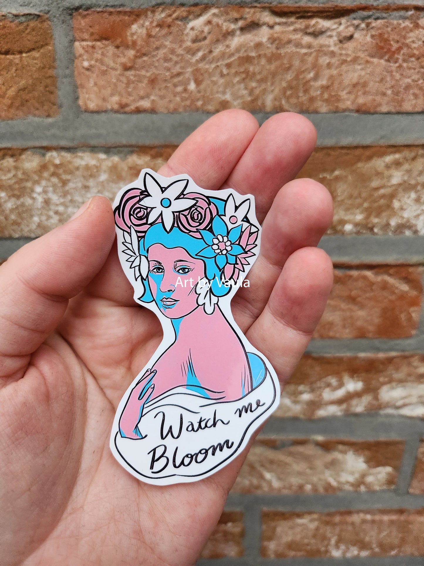 Watch me Bloom -stickers