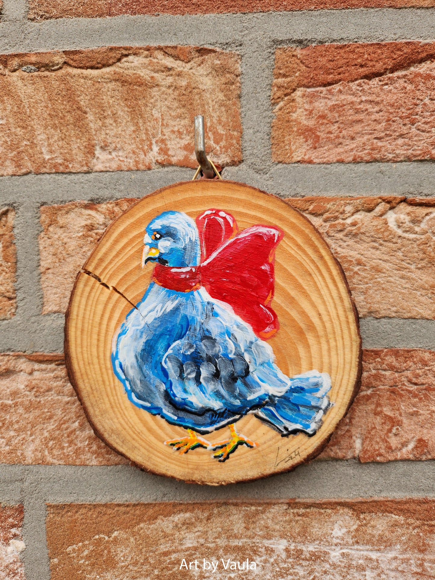 Party Bird - mini painting