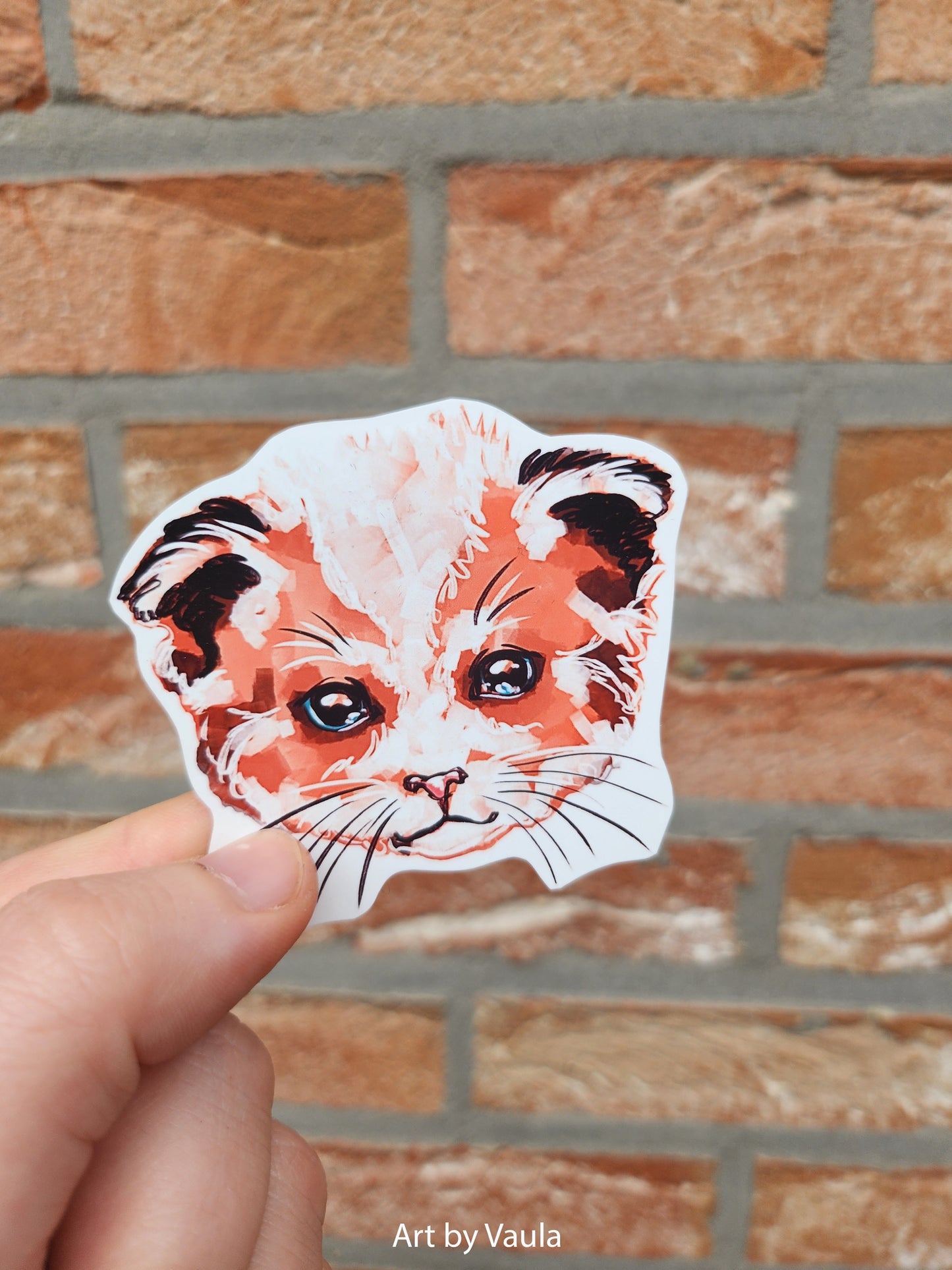Realistic kitties -sticker