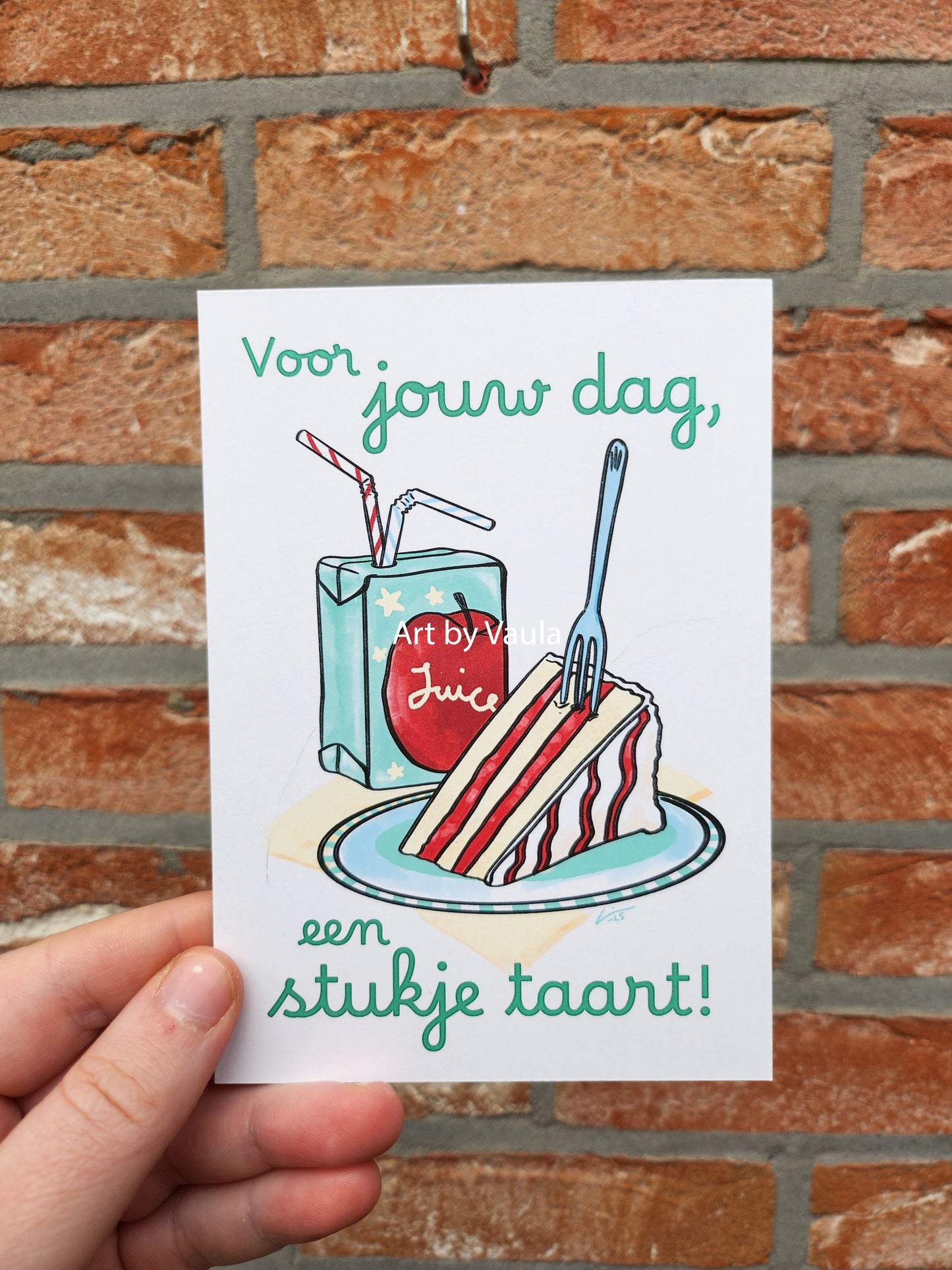 Stukje taart card