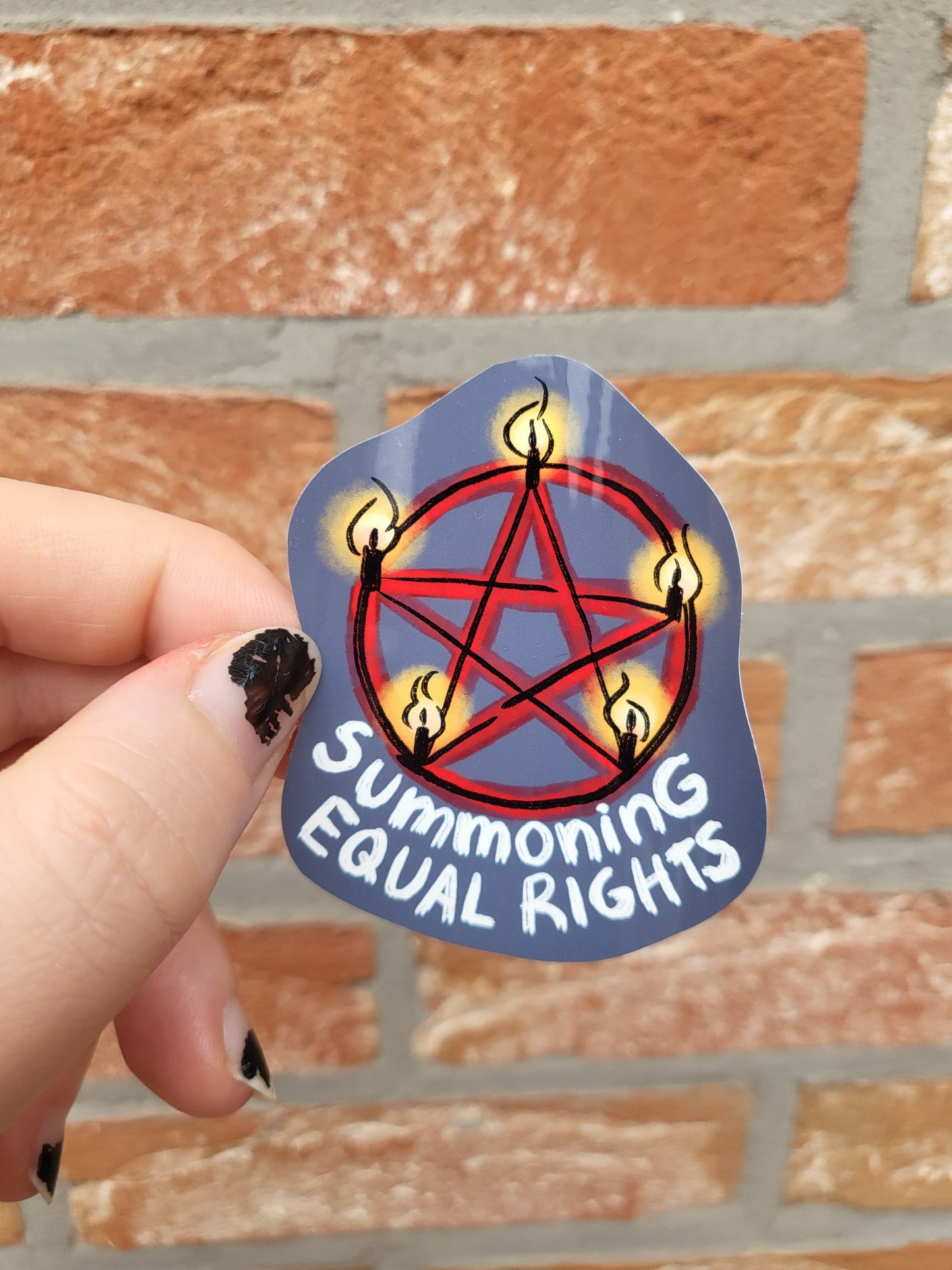 Summon equal rights -sticker