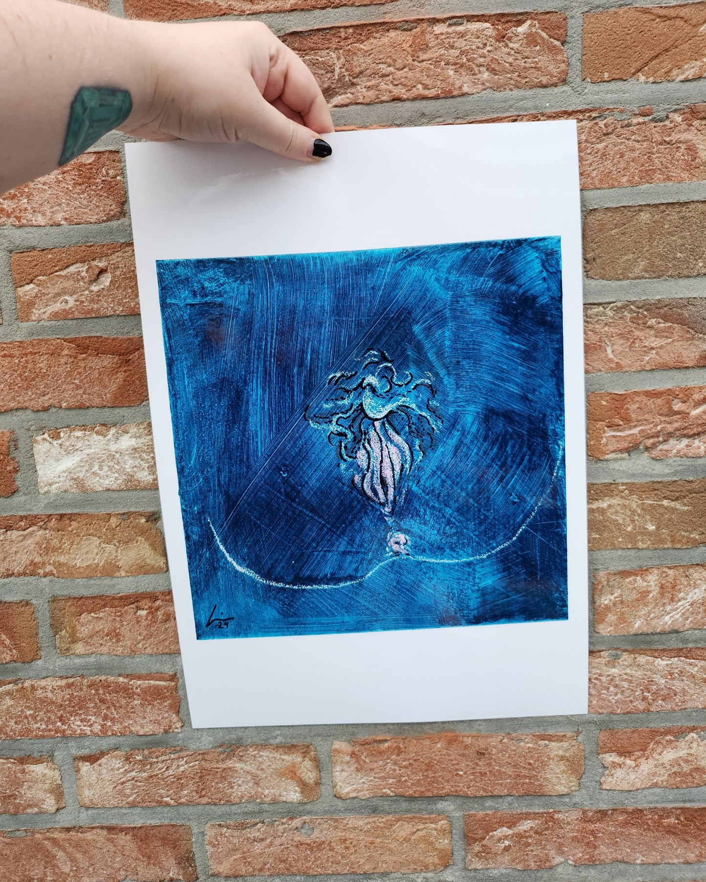 Pastel Bodies Limited Art print