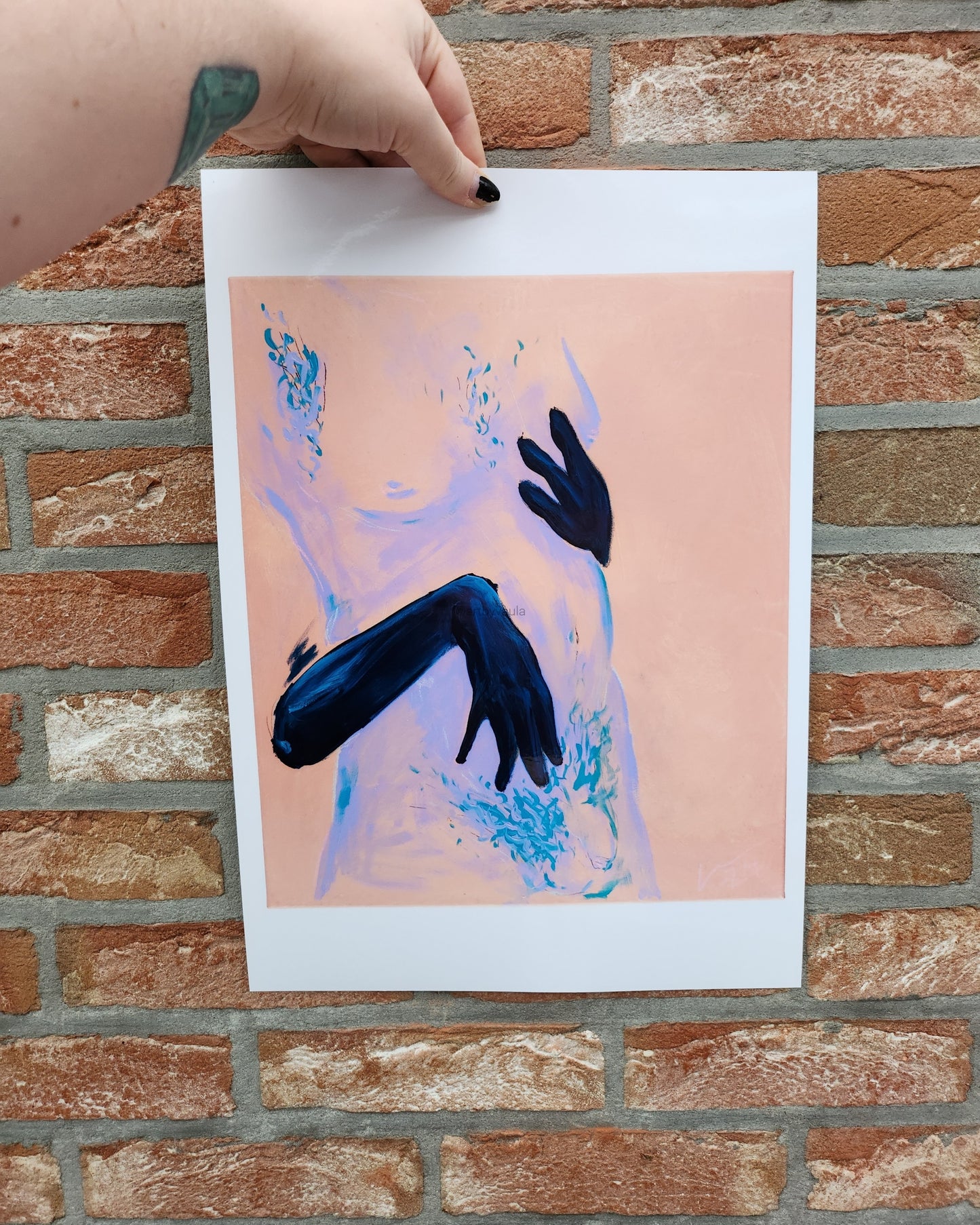 Pastel Bodies Limited Art print