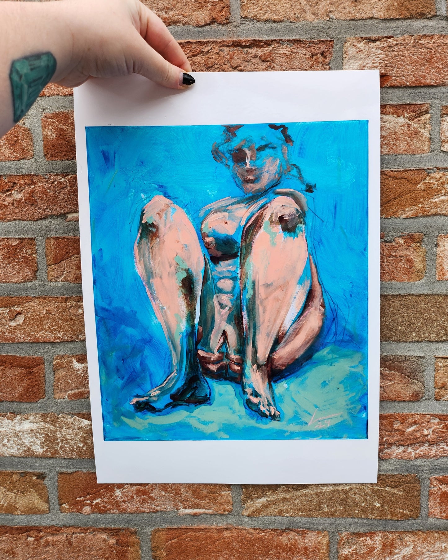 Pastel Bodies Limited Art print