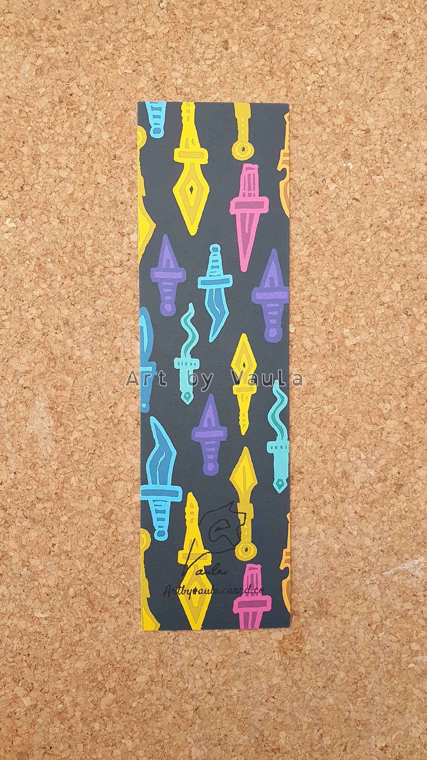 Crystal Daggers - bookmark