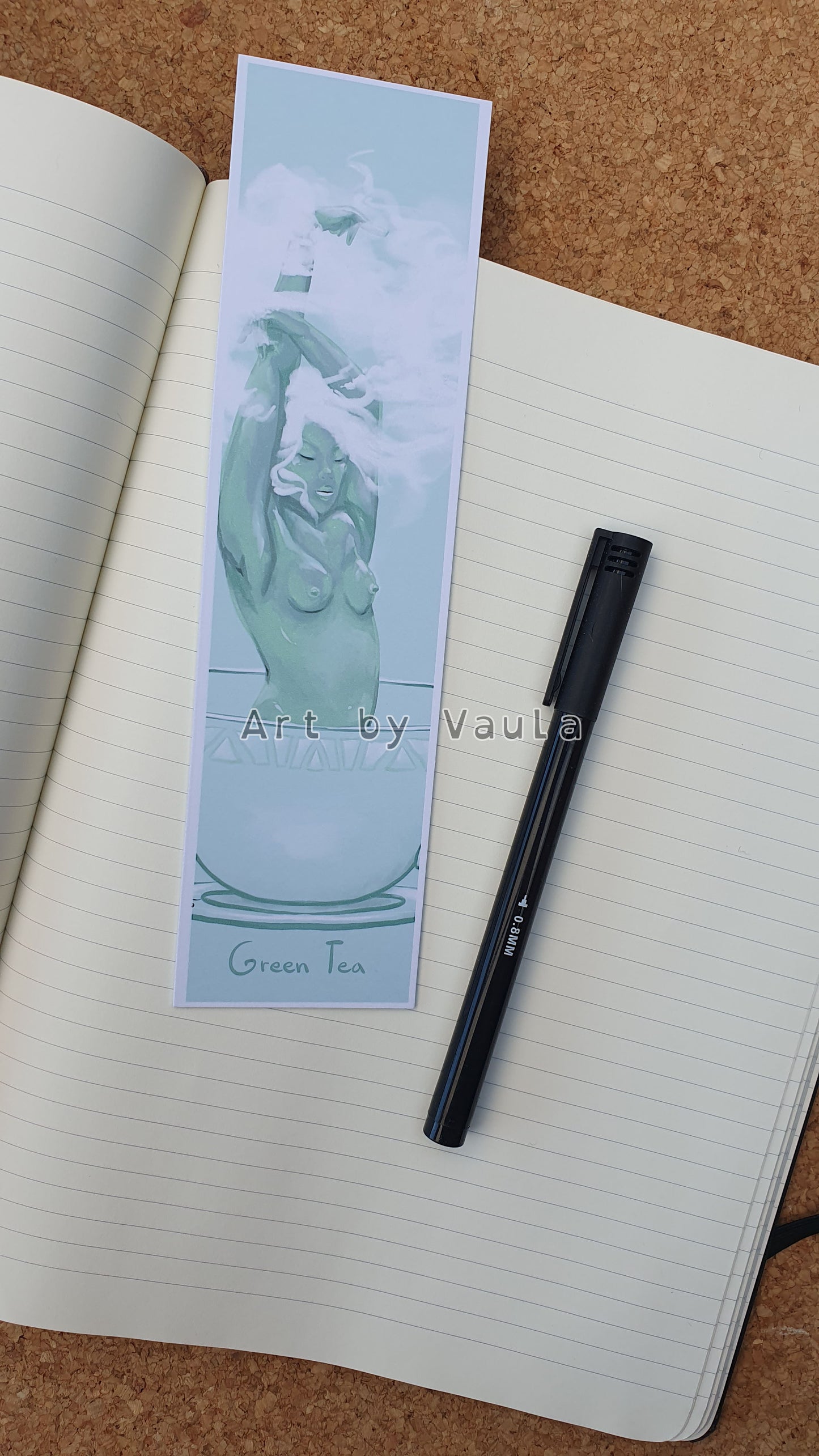 Green Tea - bookmark