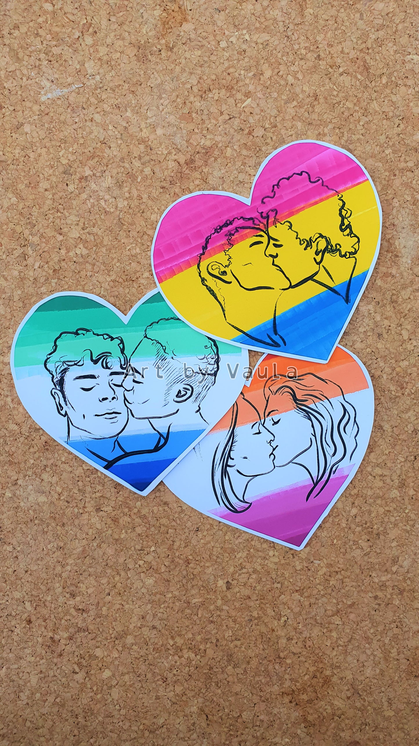 Pride flag -stickers