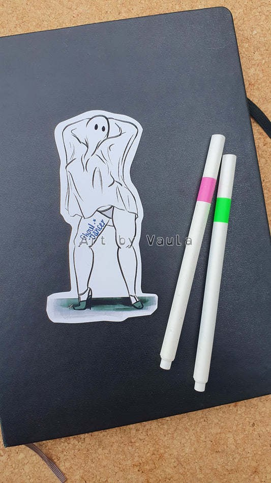 Ghoul dancer -sticker