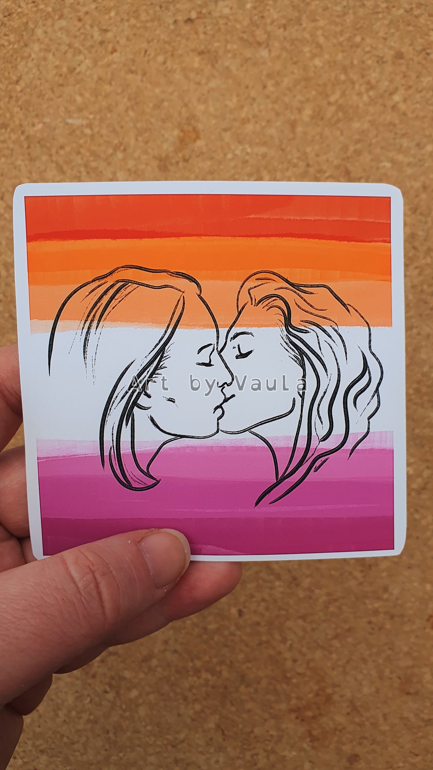 Pride flag -stickers