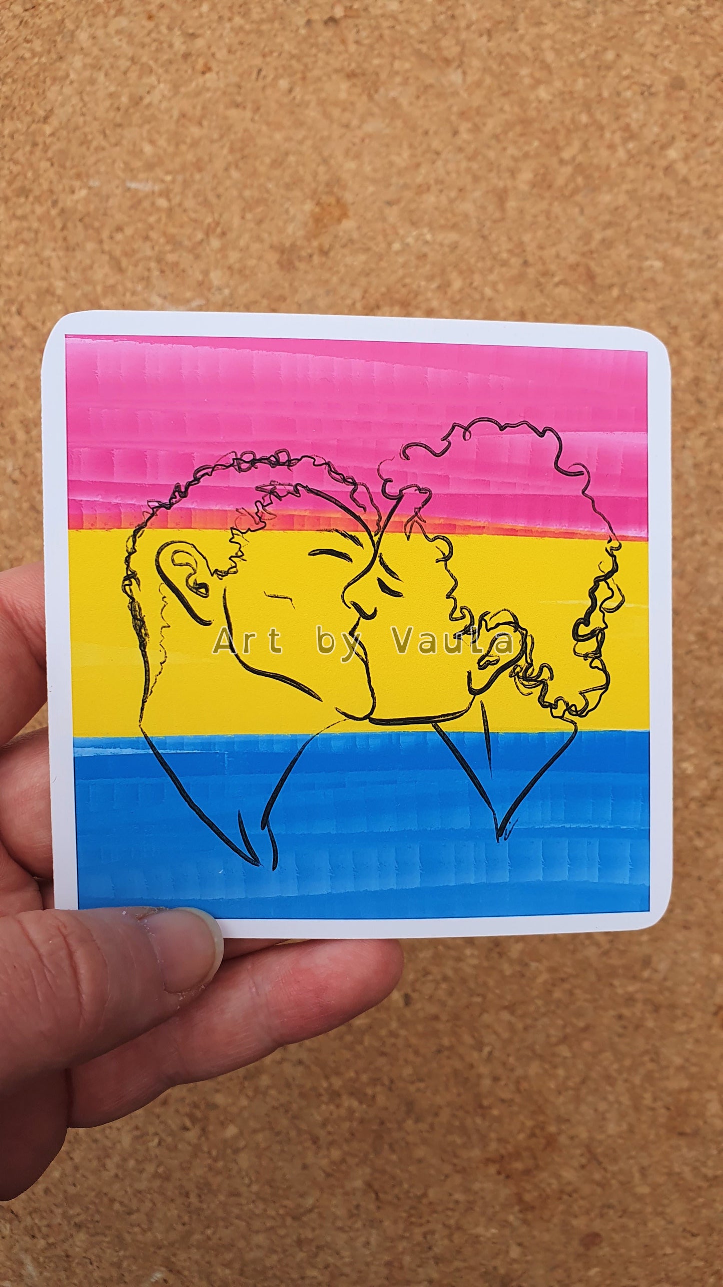 Pride flag -stickers