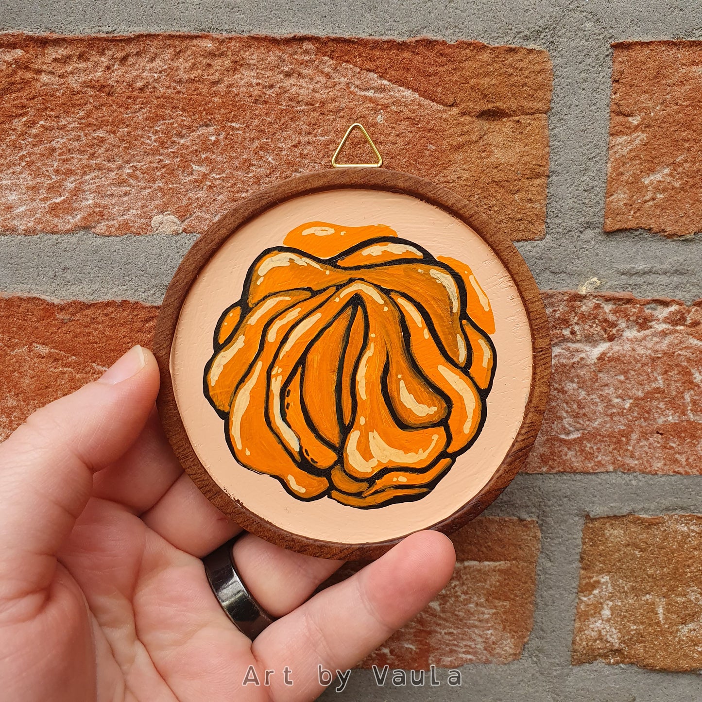 Peach Rose - painting