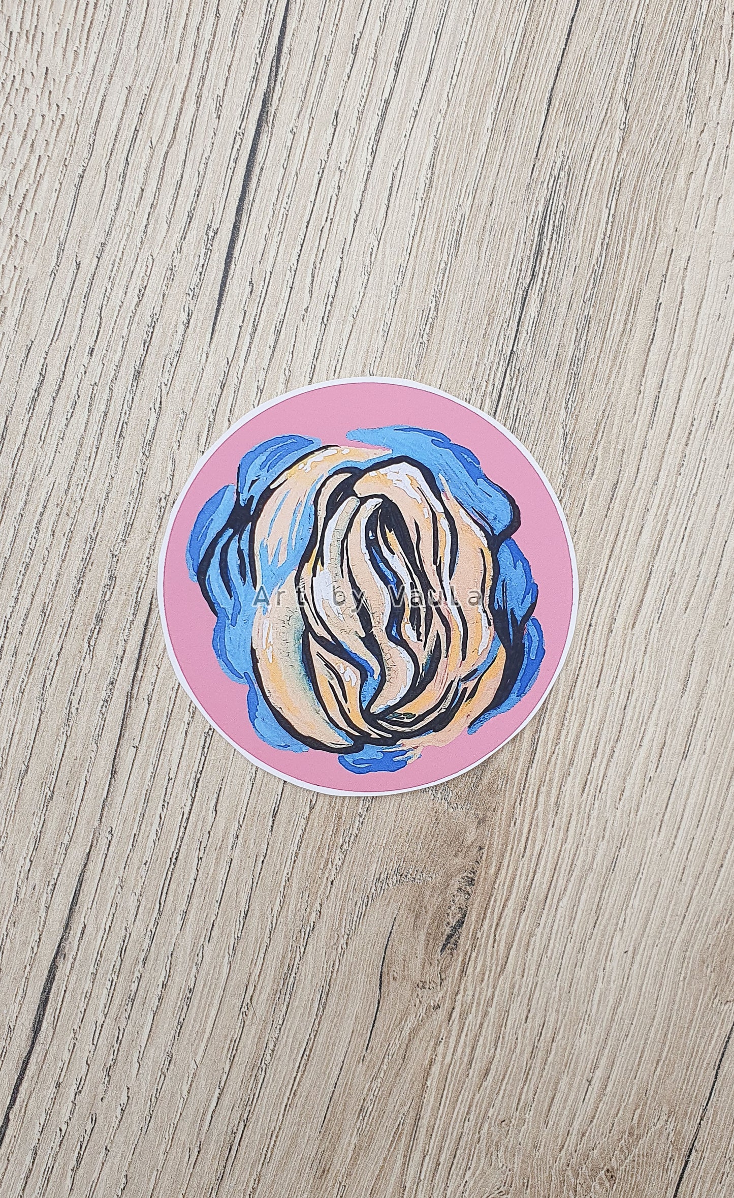 Pastel Rose -sticker