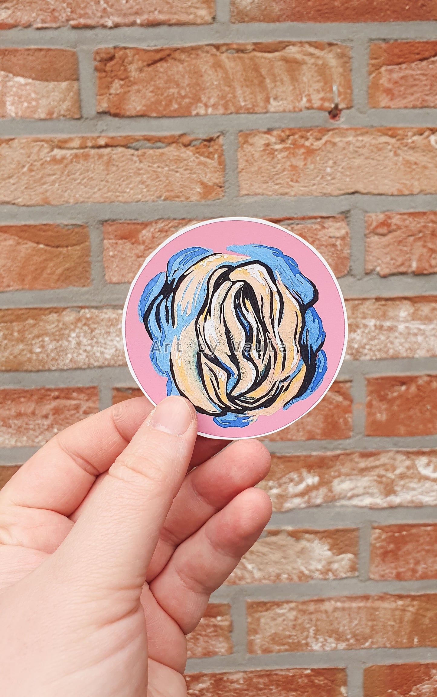 Pastel Rose -sticker