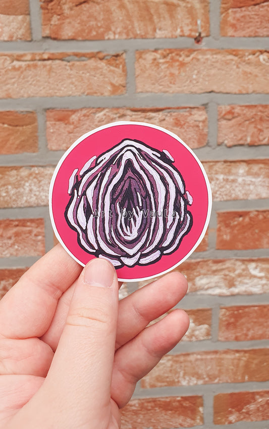 Burgundy Rose -sticker