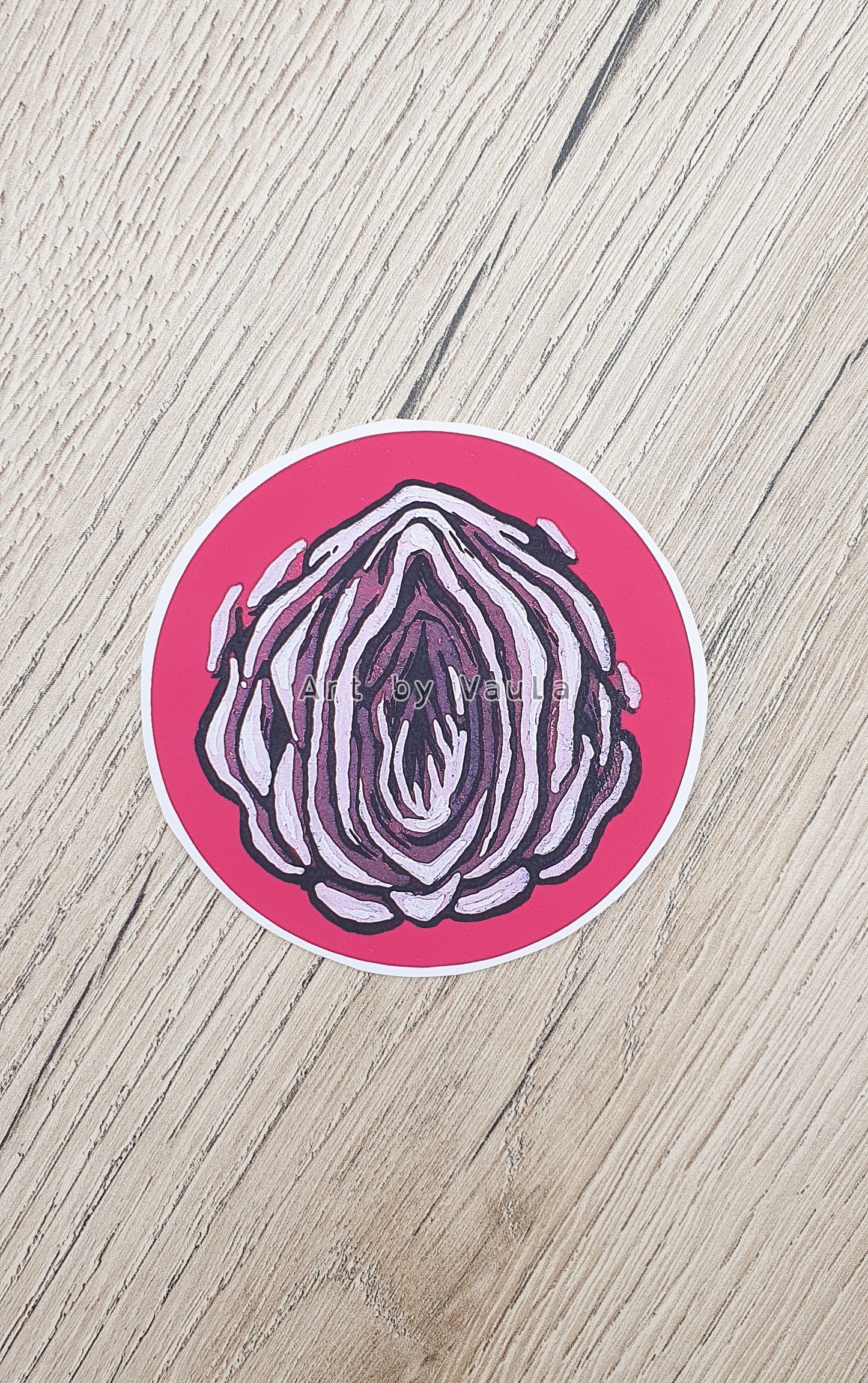 Burgundy Rose -sticker