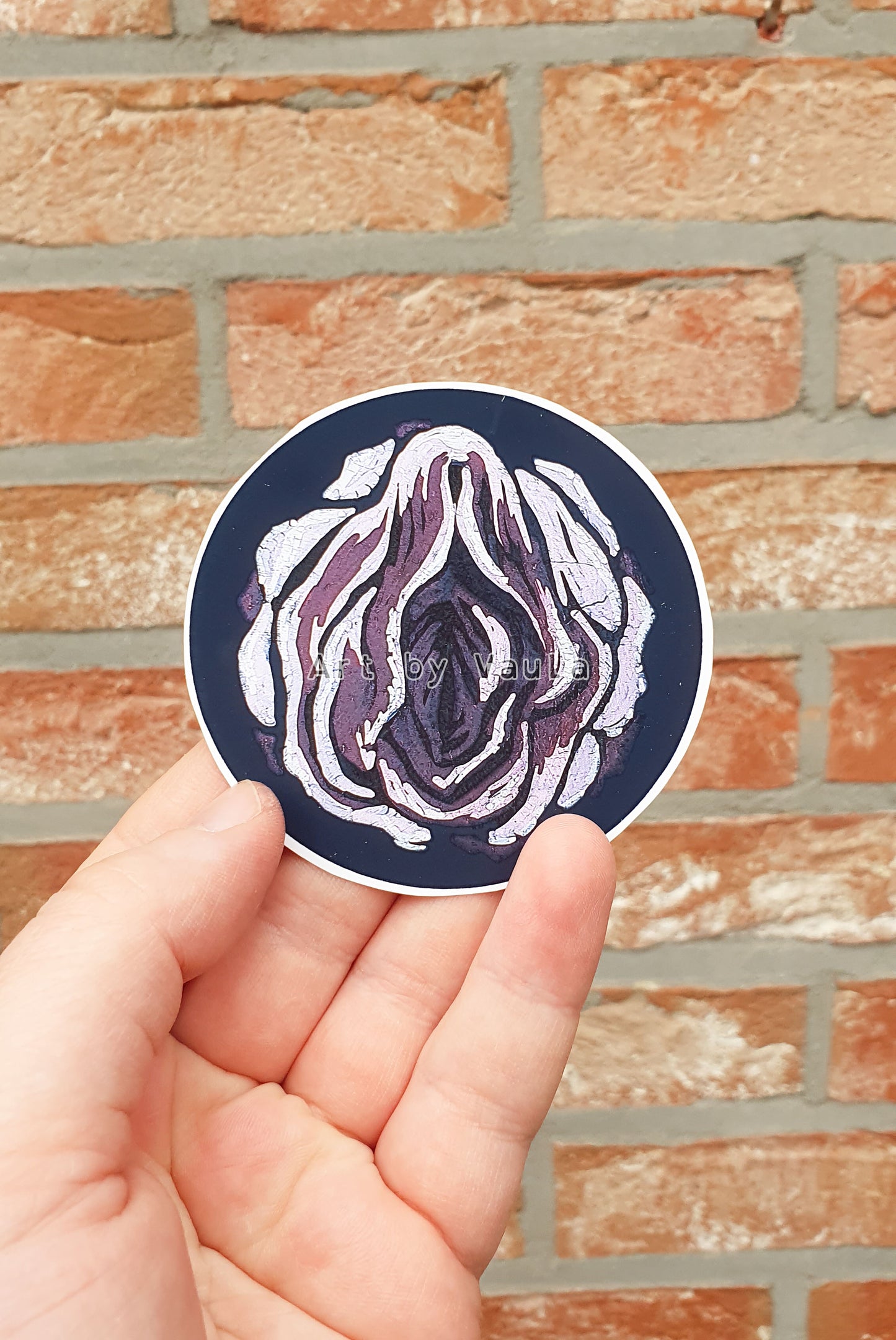 Deep Burgundy Rose -sticker