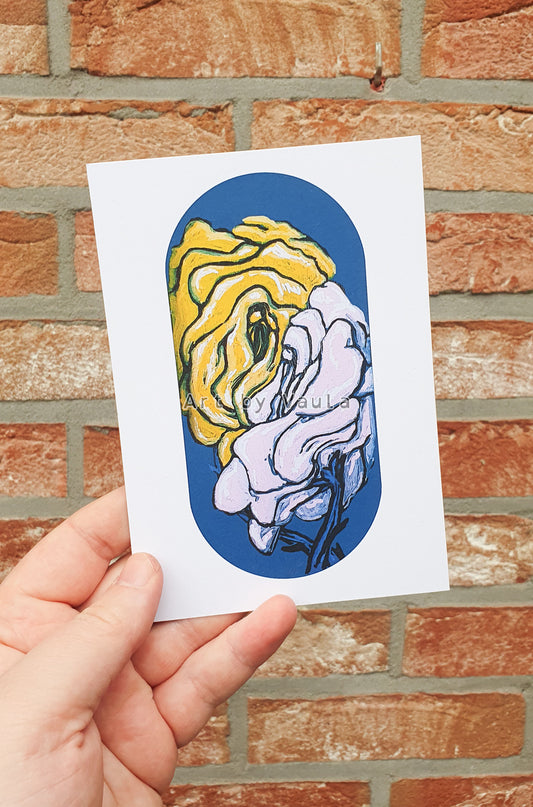 Two Roses card