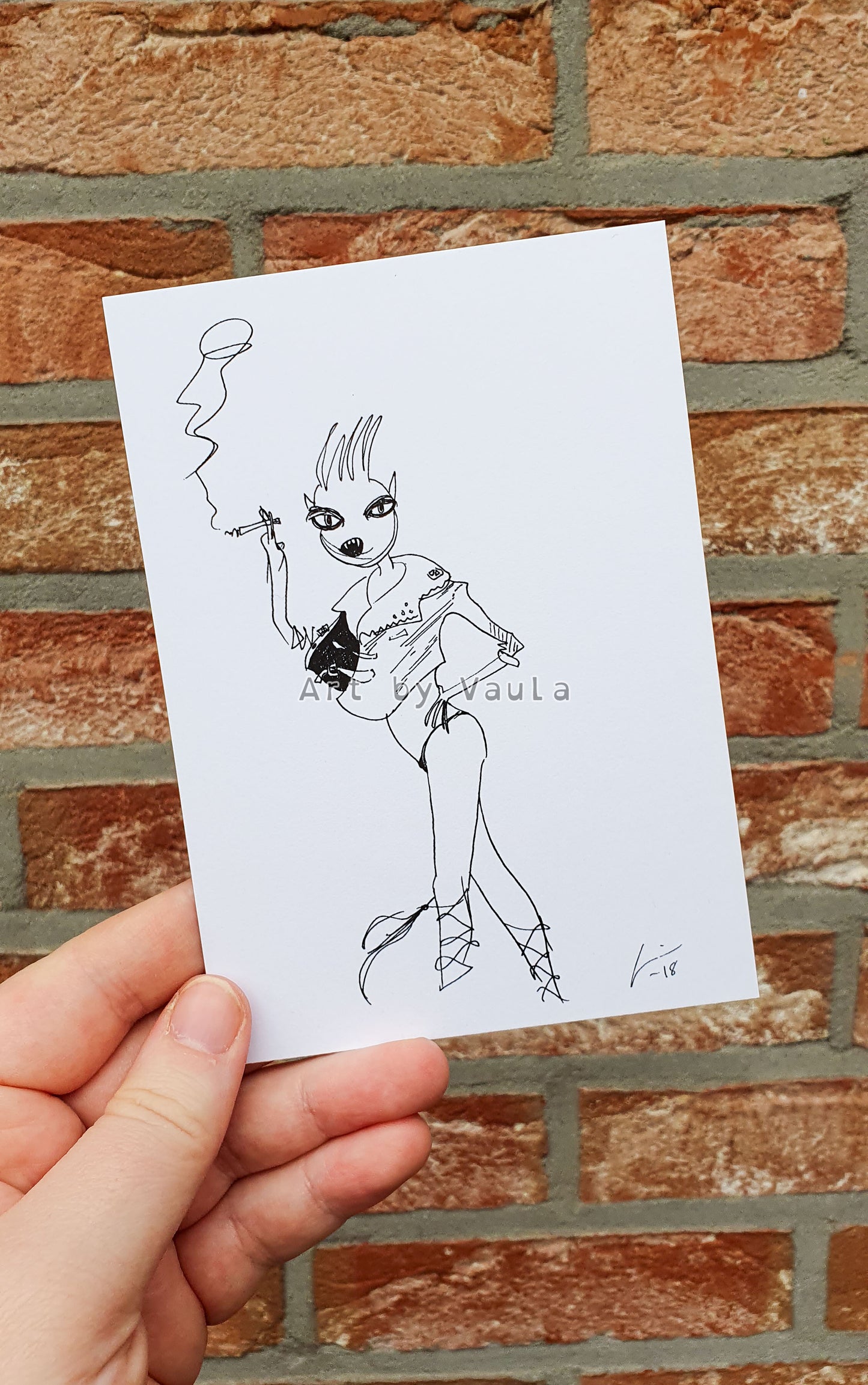 Cigarette Break card