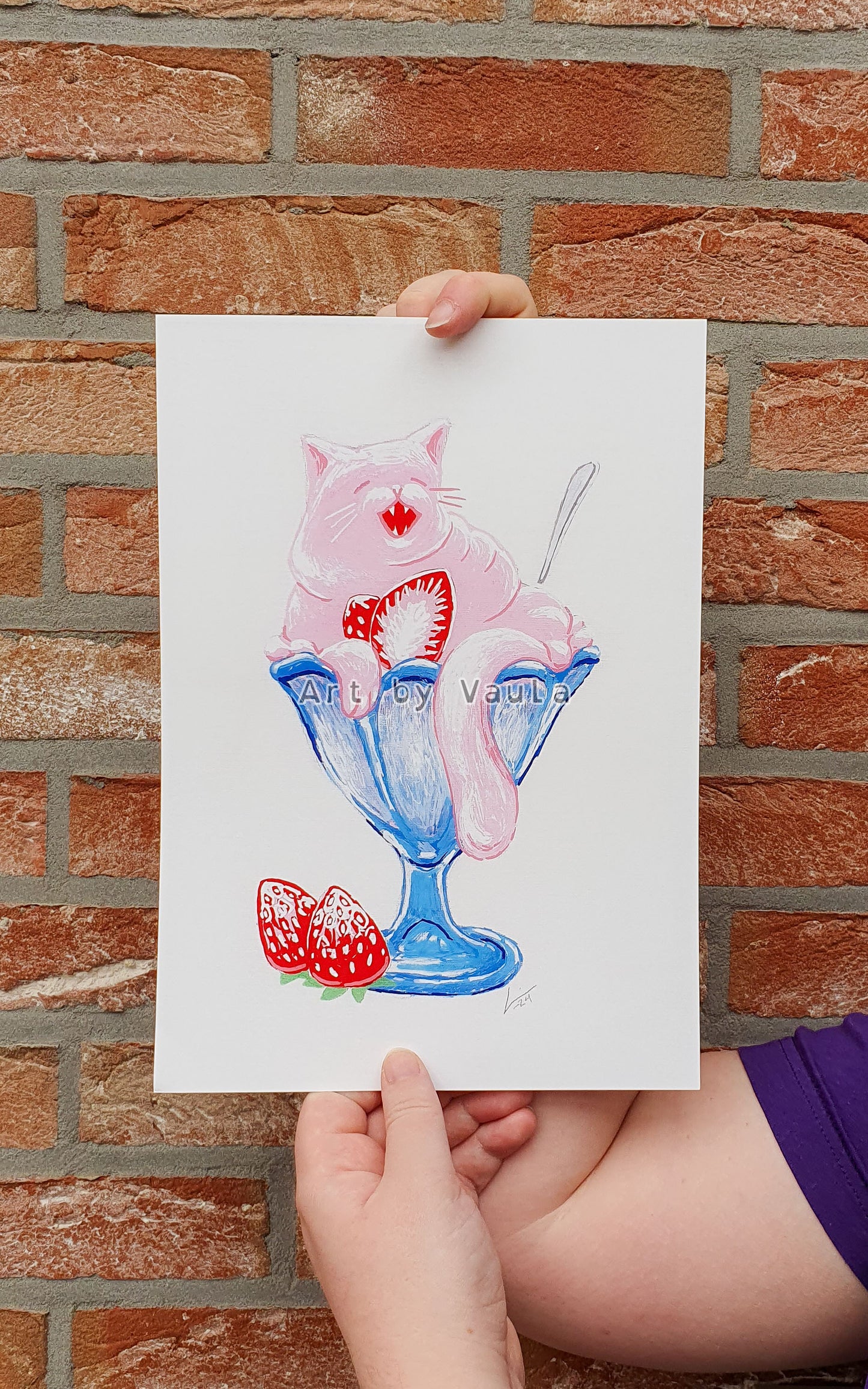 Strawberry Ice cream Kitty