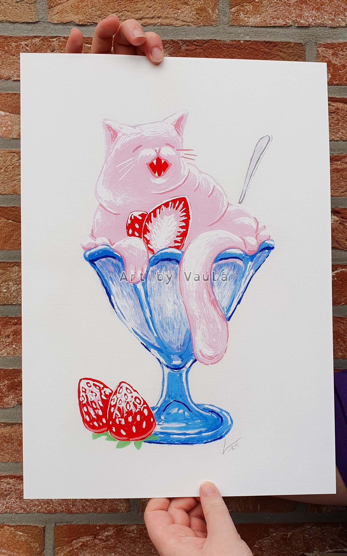 Strawberry Ice cream Kitty