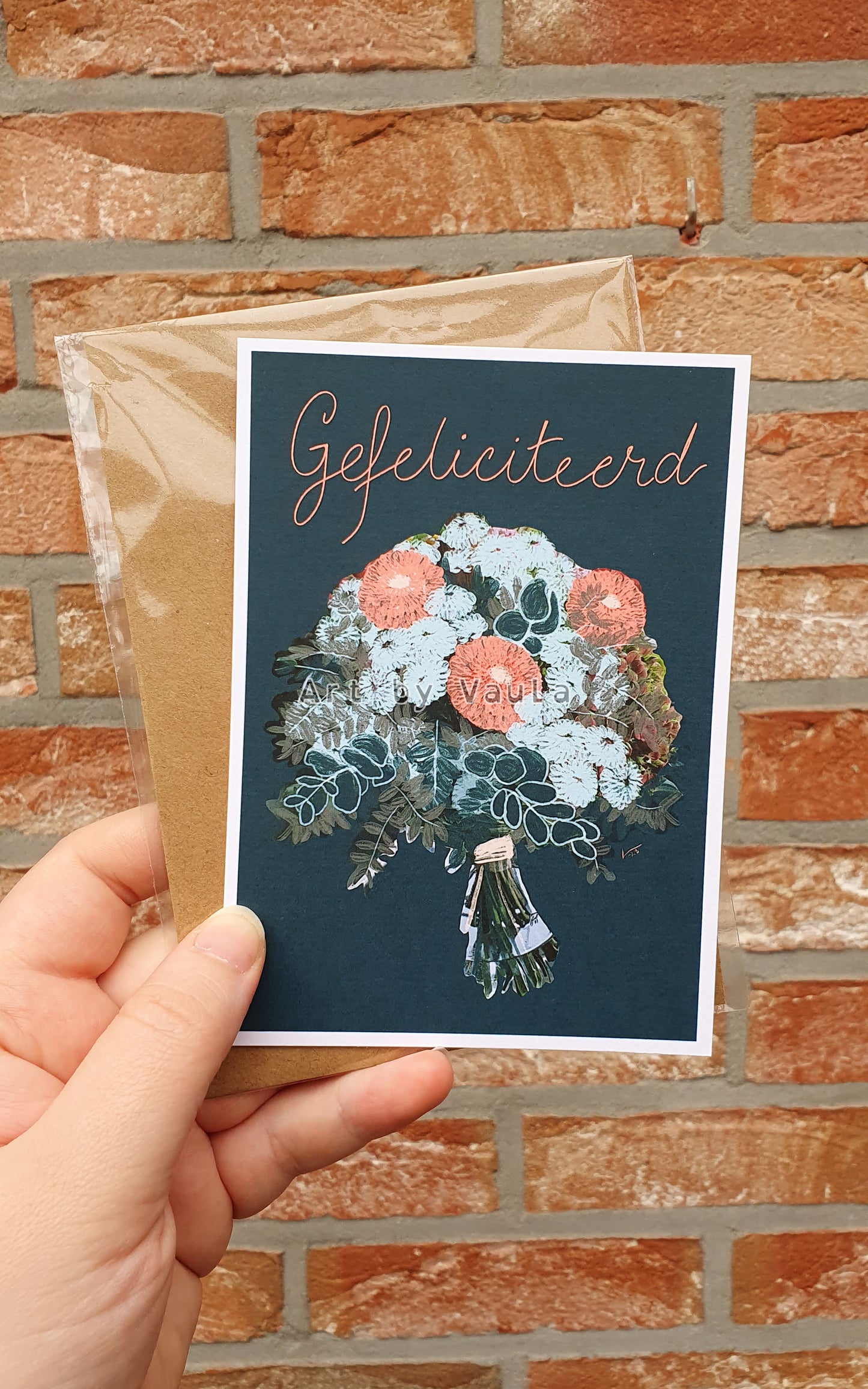 Gefeliciteerd card