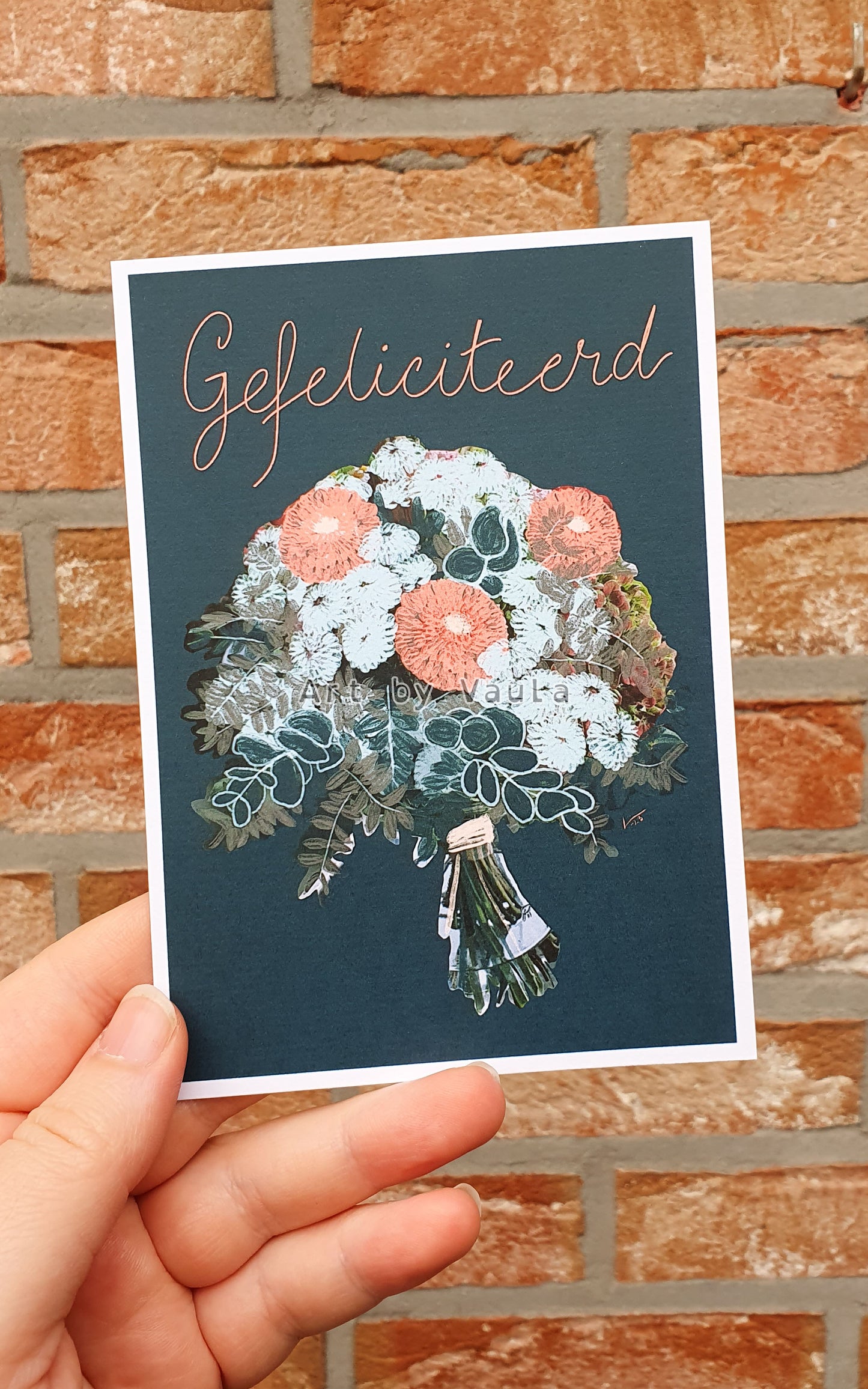 Gefeliciteerd card