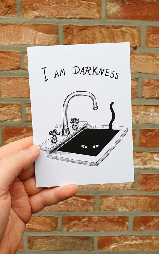 I am Darkness card