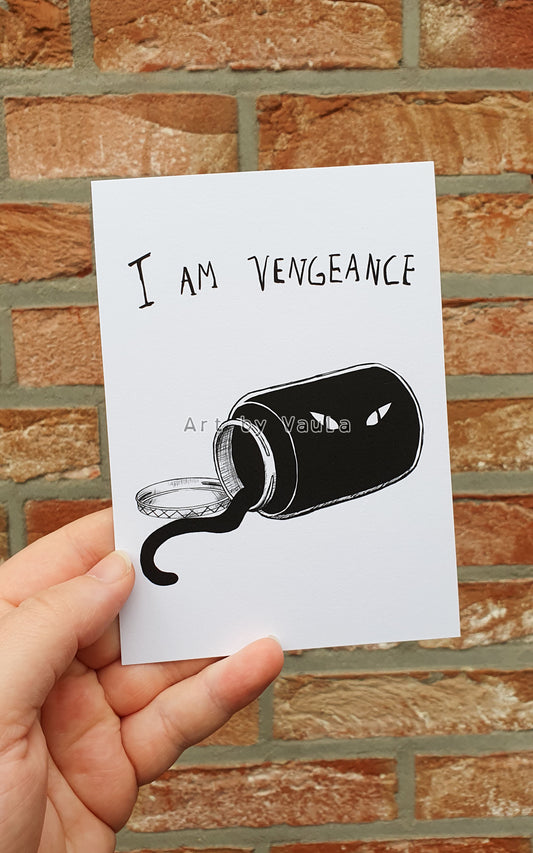 I am Vengeance card