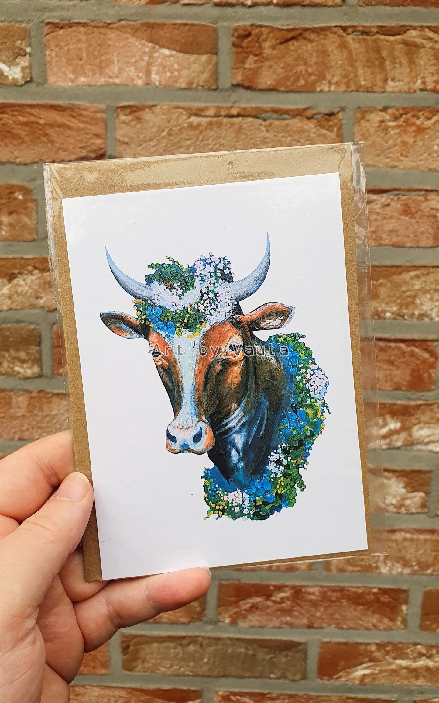 Midsummer Brown Cow card