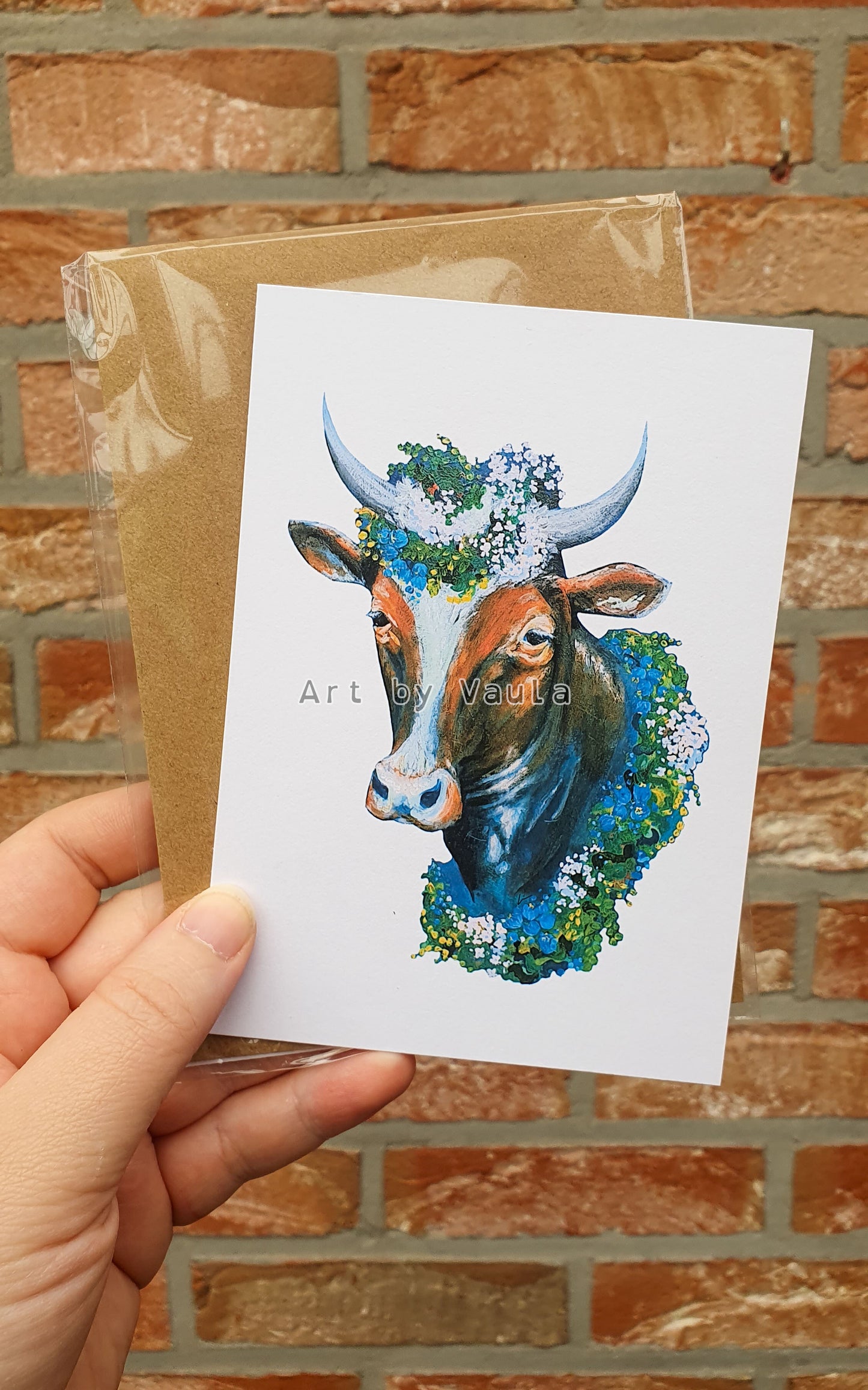 Midsummer Brown Cow card