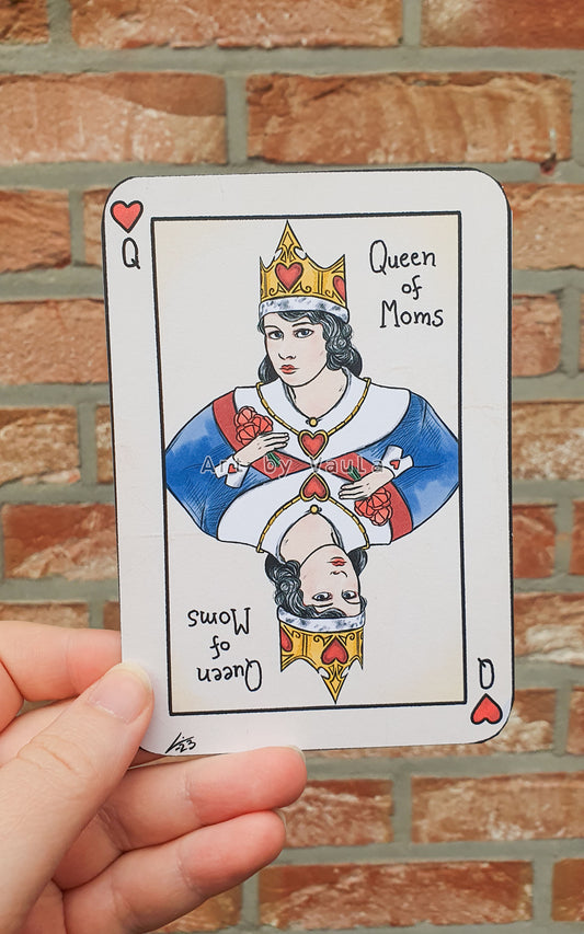 Queen of Moms card