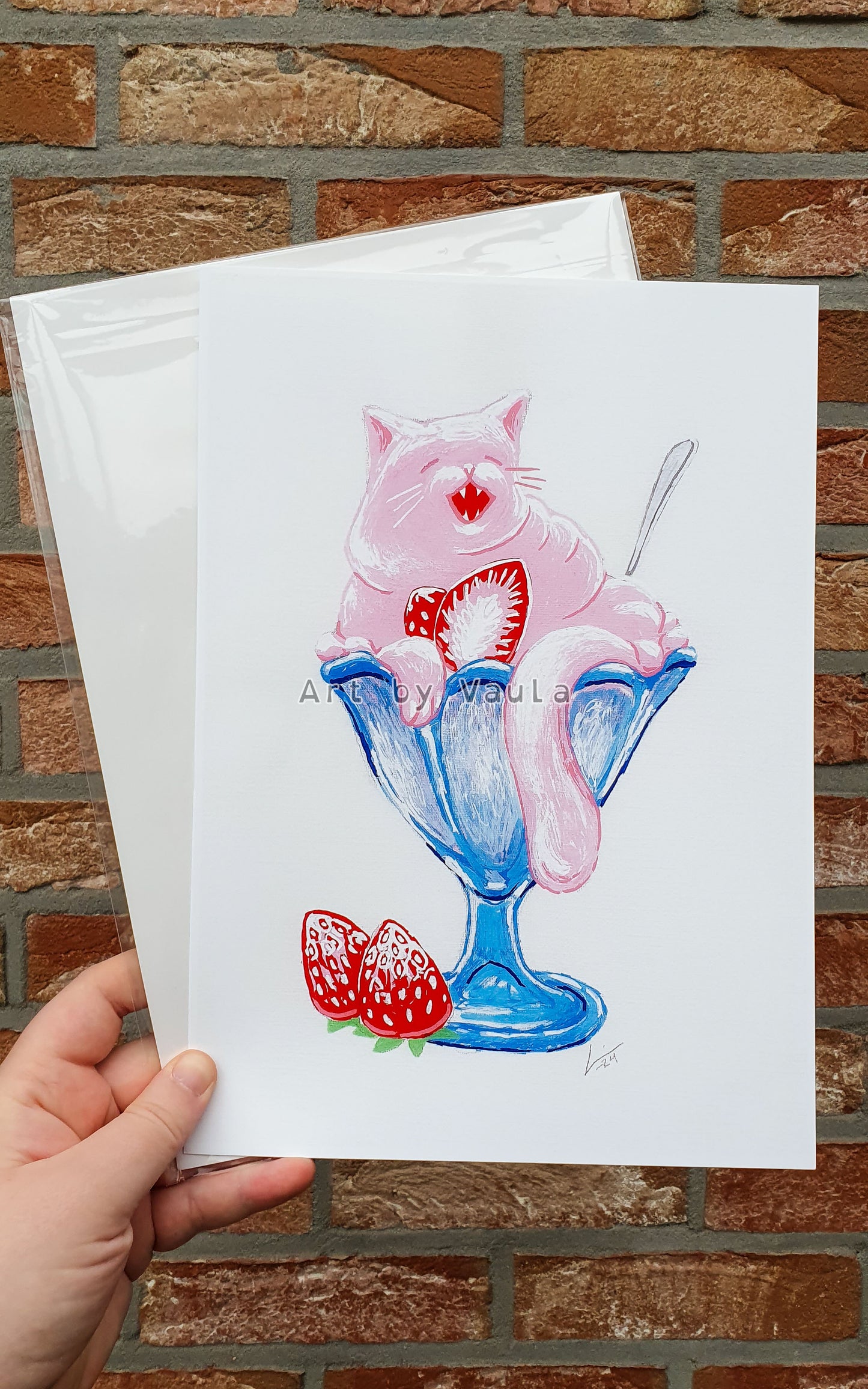 Strawberry Ice cream Kitty