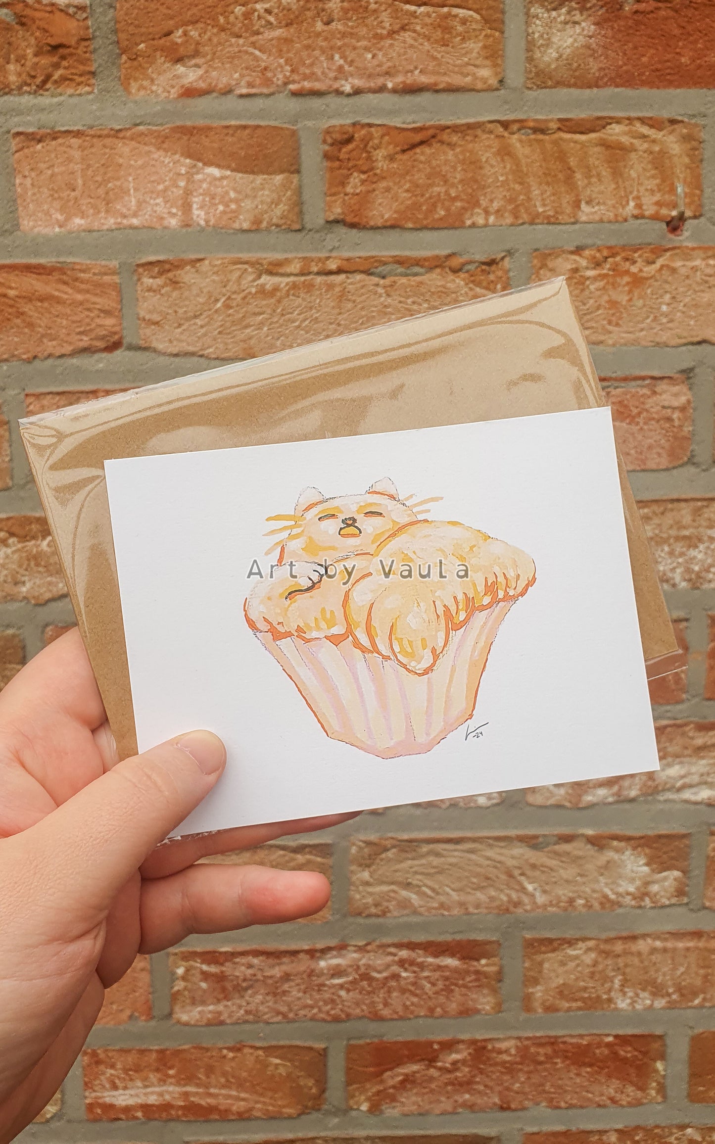 Muffin Cat card