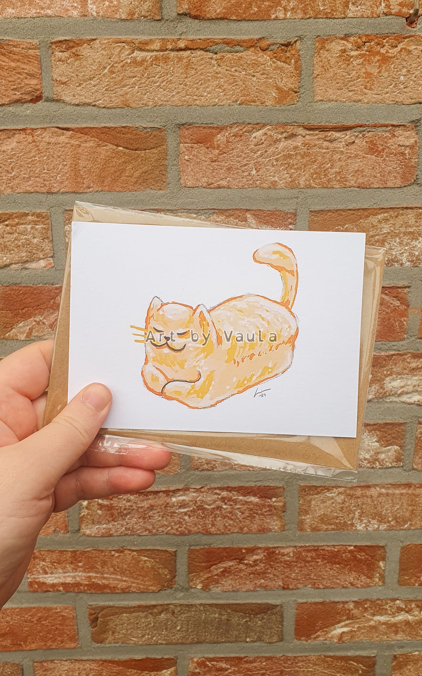 Loaf Cat card