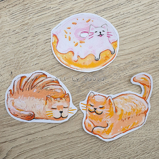 Bread Kitties -sticker bundle