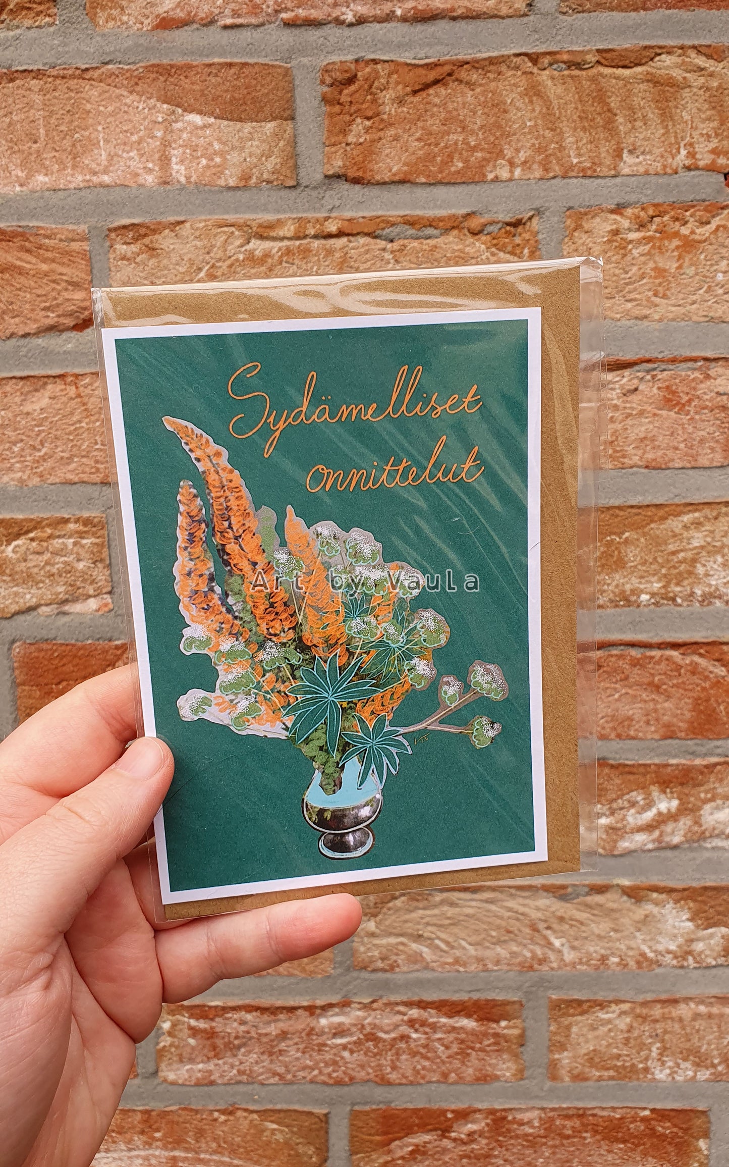 Sydämelliset onnittelut card