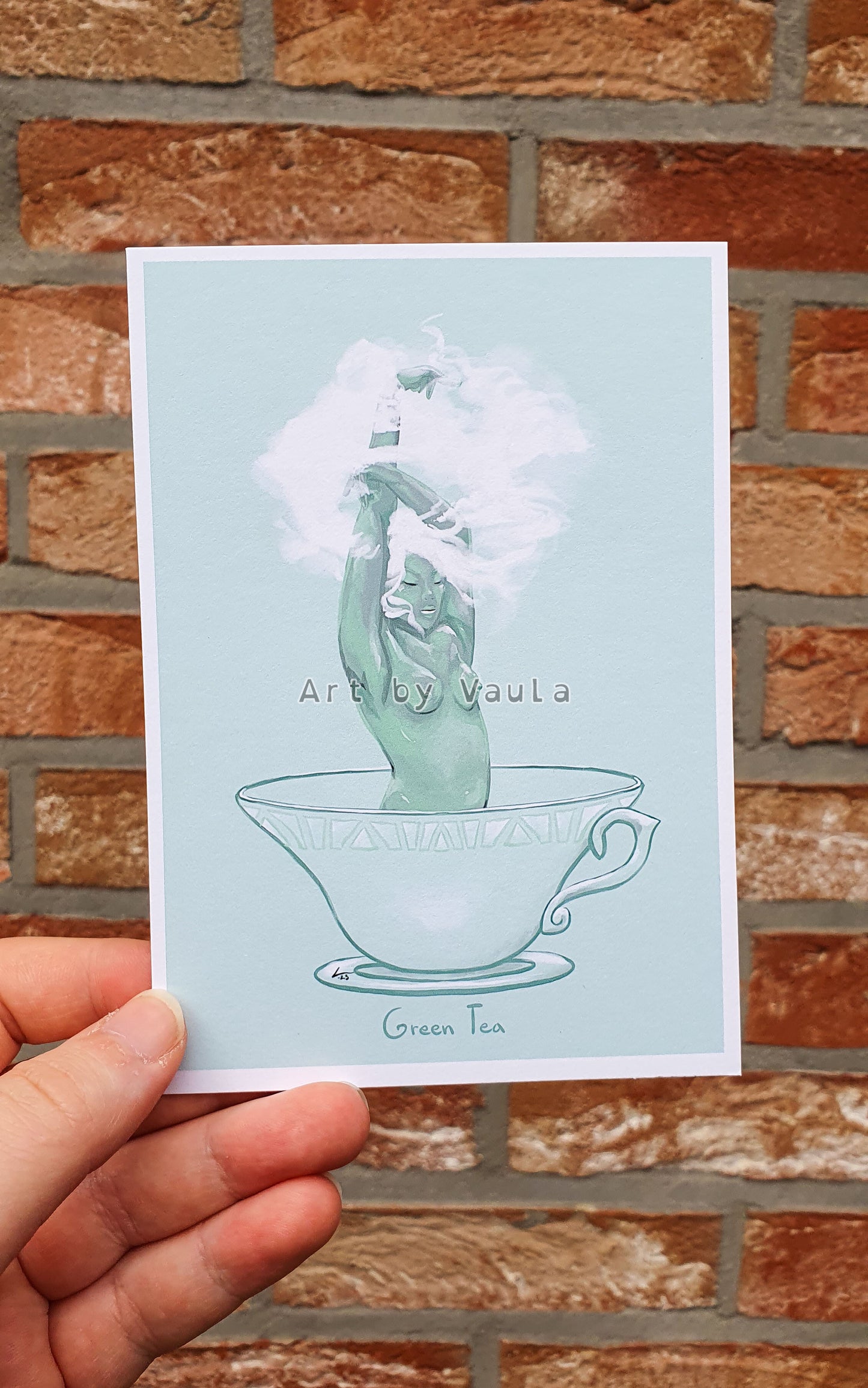 Green Tea card