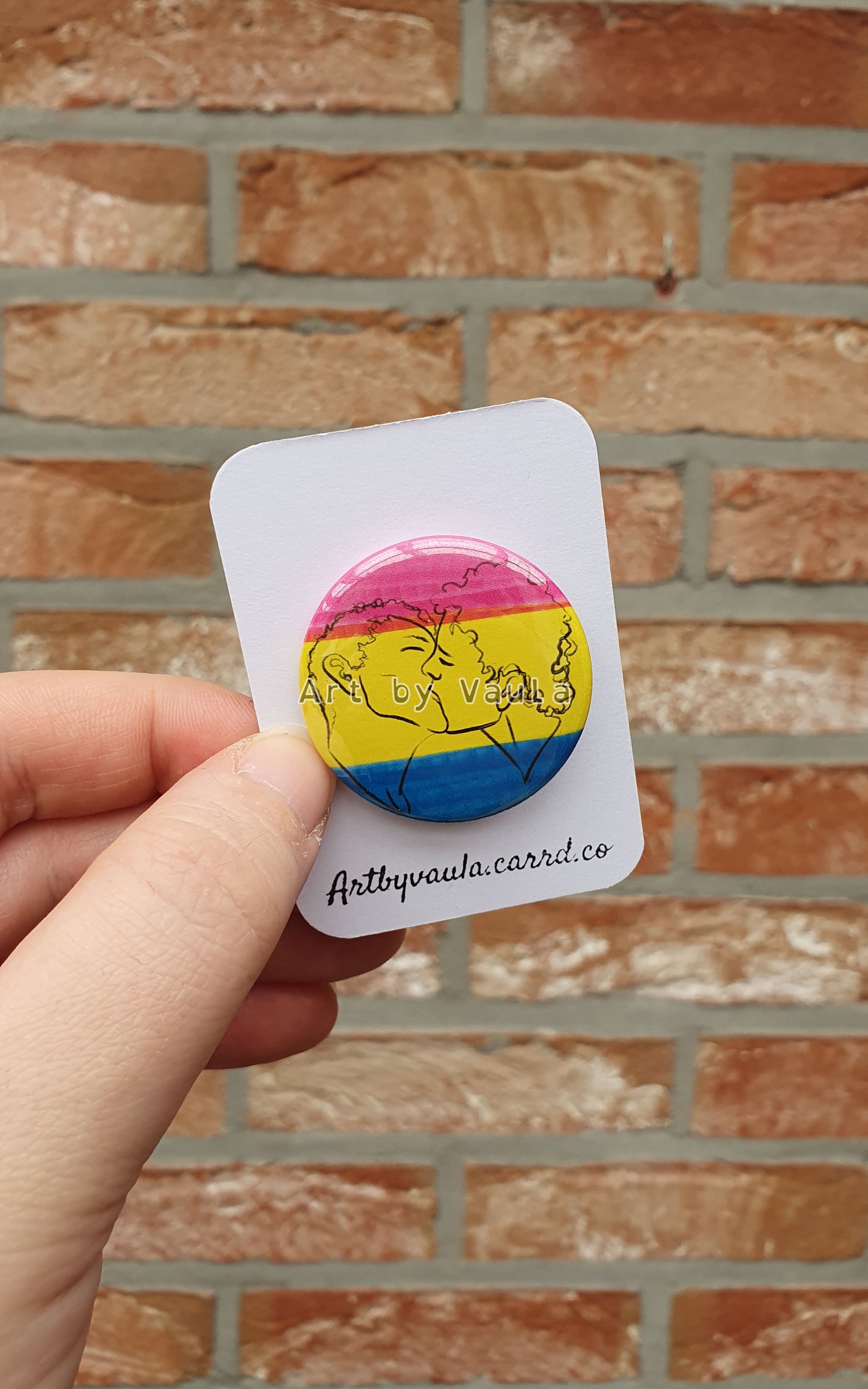 Pansexual flag - pin badge