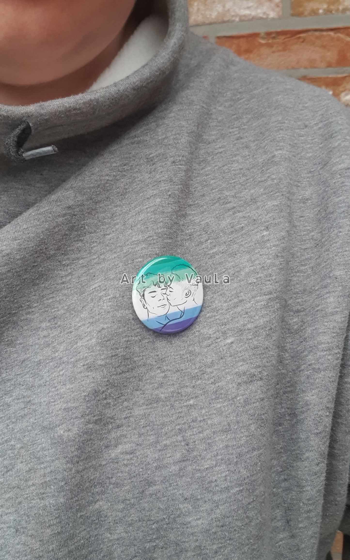 Gay flag - pin badge