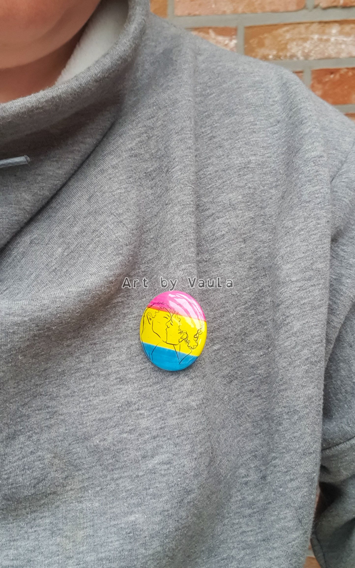 Pansexual flag - pin badge