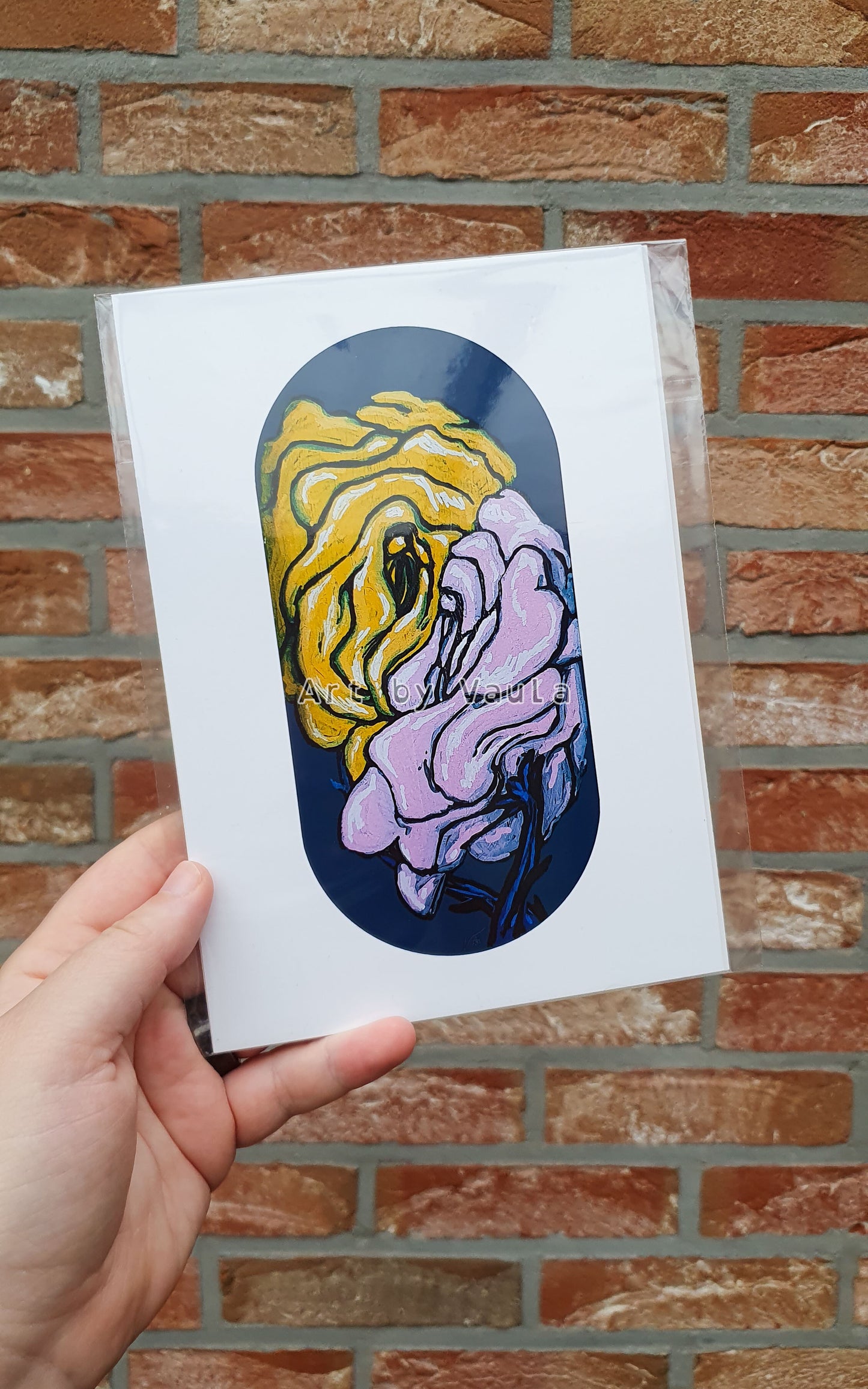 Two Roses (Mini print)