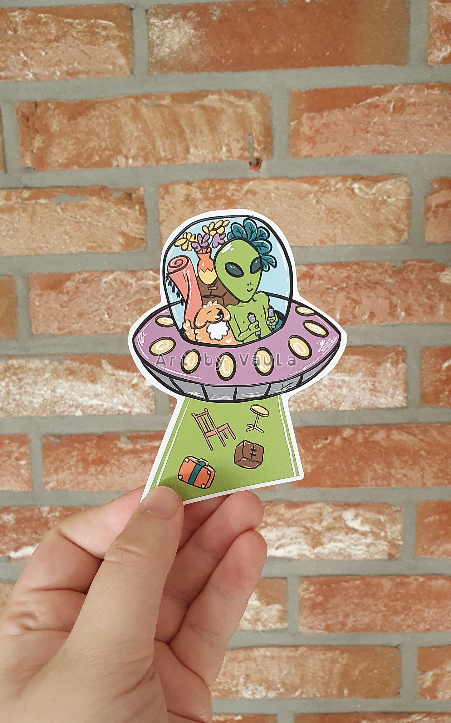 Alien -sticker